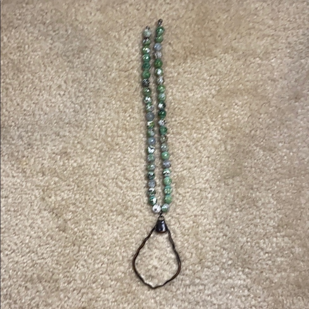 Handmade Mila rose statement necklace